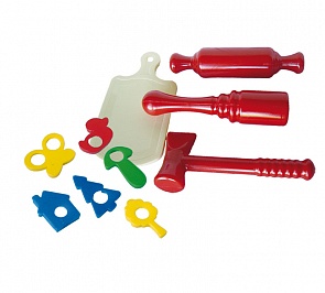 Детский кухонный набор с формочками для печенья и скалкой (Спектр, У530sim)